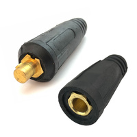 Male & Female Cable Plug Connector 10-25 DINSE 100-200 Amp