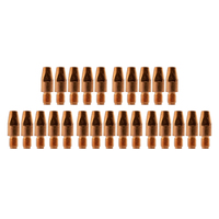 Binzel Style MIG Contact Tips - 0.9mm - 25 each - M8 x 10mm x 0.9mm