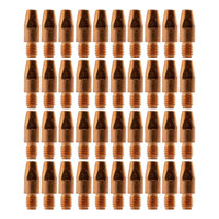 Binzel Style MIG Contact Tips for ALUMINIUM - 1.0mm - 100 Each - M8 x 10mm x 1.0mm
