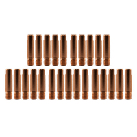 Binzel Style MIG Contact Tips 1.2mm - 100 Each - M6 x 6mm x 1.2mm
