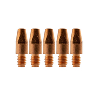 Binzel Style MIG Contact Tips 1.2mm - 5 pack - M8 x 10mm x 1.2mm