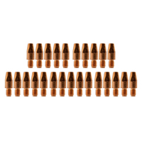 Binzel Style MIG Contact Tips 1.6mm - 25 Each - M8 x 10mm x 1.6mm