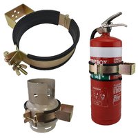 Gas Bottle Holder | Restraint (Size 165mm - 181mm) Suits 9kg Fire Extinguisher Steel 