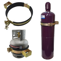 10x Gas Bottle Holders | Restraint (Size 260mm - 270mm) Suits 4kg LPG Bottle Steel