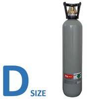 6kg Food Grade CO2 D Size Gas Bottle for Brewing / Welding - No Rent