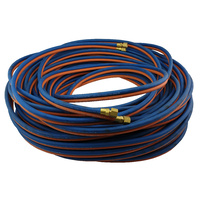 50m Oxy LPG Twin Hose with Fittings - One piece