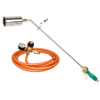German Made Harris Perkeo LPG Scorcher Heating Torch Kit 6m Hose Weed burner