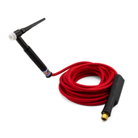 CK17 4m 150A Super Flex TIG Torch with Flex Head - Kemppi TIG Connection