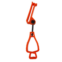 Neon Orange Glove Clip Interlock Belt Clip