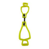 Neon Yellow Glove Clip - Interlock Design