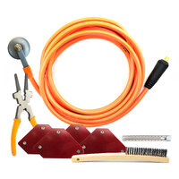 200A Magnetic Welding Earth Lead & Vise Grip Tool Kit - 5 Meter - 35-50 Large Plug
