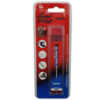 Markal PRO Red Riter Refills - Welding & Layout Marker - 6 Pack