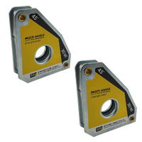 2 x Strong Hand Multi-Angle Magnet 30° 60° 45° & 90° Degree - 40kg Pull Force
