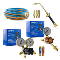 Harris Oxygen / LPG Micro Torch Kit for Brazing with Hose, Oxygen and LPG Regulator Refrigeration HVAC