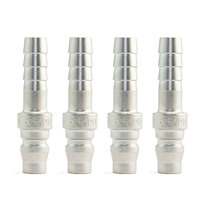 NITTO 30PH - 3/8" Steel Hi-Cupla Plug For Hose Connection NC30PH - 4 Each