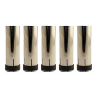 Binzel Style MIG Nozzle / Shroud - MB26 / 38 / 501 - Cylindrical - 5 Each