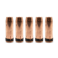 5 x MIG Nozzle / Shroud MB26 / 35 / 501 Tapered - Binzel Style