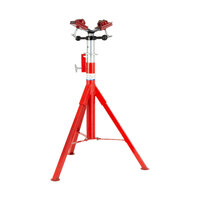 Welding Pipe Stand with Roller Head Fixed Legs Heavy Duty Adjustable 1135kg