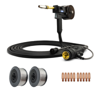 240 Amp - 6m MIG Spool Gun to suit Unimig - Euro 9 Pin - Aluminium Value Pack