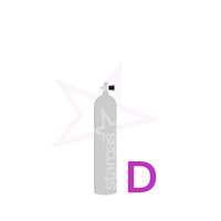 Carbon Dioxide Food Grade D Size Cylinder with Gas