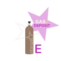 Balloon Gas E Size Cylinder with Gas - Sydney, Melbourne, Brisbane Only