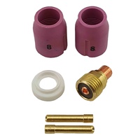 TIG Gas Lens Saver Collet Body 6 Piece Mini KIT - 2.4mm - WP9 | 20