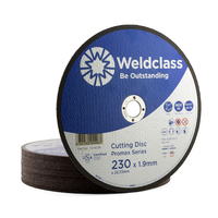 9" Metal Cutting Disc INOX 230mm X 1.9mm - 25 Each