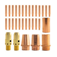 Tweco #4 Style Fixed Nozzle / Shroud 31 Piece 'Heavy-Duty' Kit - 0.9mm Tips.