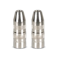 UNIMIG Arc Torchology Gas Nozzle with Insulator Tapered to suit M350 - U11054 (2 Pack)