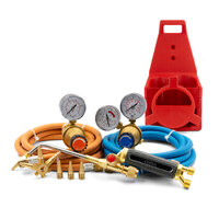 COBRA Braze-O Matic Portable Oxy/Mapp HVAC Brazing & Heating Kit with FREE Bottle Holder Carrier- No Bottles 