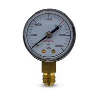 High Pressure Gauge 30000KPA for Argon Regulator