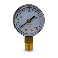 Low Pressure Gauge 1600KPA for Oxygen Regulator