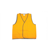 10 x Hi Viz Orange Day Only Safety Vest - Size Large