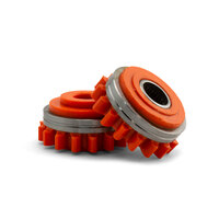 Kemppi Style Lower and Upper Drive Rollers 1.2mm U Groove Orange - 1 Pair