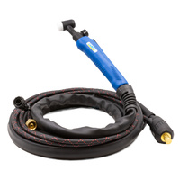 4m WP17 with Valve TIG Torch to Suit Cigweld Machines with 8 Pin Connector - Suits WS, TM & BV