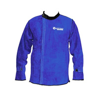 Large Weldclass Welding Jacket - PROMAX BLUE Leather