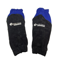 Weldclass PROMAX Blue Flame Retardant Leather Welding Sleeves 