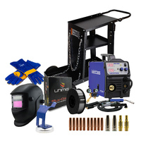 Weldclass MIG / Stick / TIG Welder - FORCE 180MST Gasless MIG Welding Combo - WF-06128