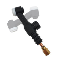 Flexible TIG Torch Body / Head w/ Valve - 9 Series - WP-9