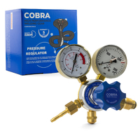 COBRA Argon Regulator / Flowmeter - Side Entry Welding 0 - 30 LPM