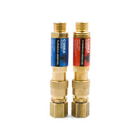 COBRA Oxygen & Fuel Gas Flashback Arrestor - Quick Connect Coupler - Torch End Twin Pack