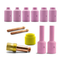 TIG Gas Lens Saver Collet Body 12 Piece Kit - 1.0mm - WP17|18|26