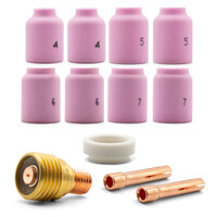 1.0mm TIG Gas Lens Saver Collet Body 12 Piece Kit WP9 | 20