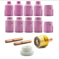 TIG Gas Lens Saver Collet Body 14 Piece Kit - 1.6mm Large Diameter - WP9 | 20