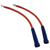 50cm Welder Generator Lead Connector Tails 400Amp - 35mm² Cable - 2 Gauge Pigtail Pig Tail