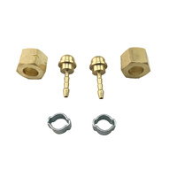5/8 UNF Regulator Brass Barb fittings for 3mm ID hose Smith little torch