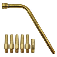 Comet Style Oxy / LPG Tip Tube Tip Holder & 6 x 1390 Tips 