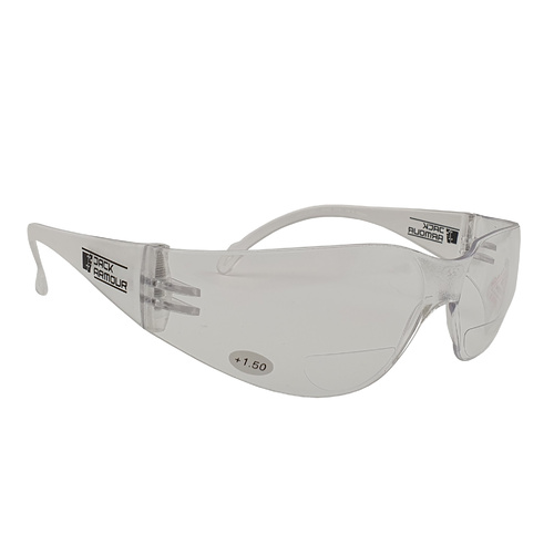 +1.50 Clear Bifocal Reading Safety Glasses Bi focal