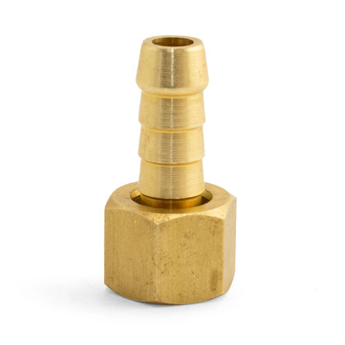 1/4 BSP Nut and Tail Brass Barb fitting for 5mm Hose - Fits Lincoln Powercraft 200M K69074 - 1 Each
