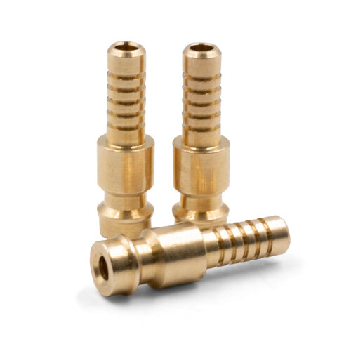 6mm Quick Connect Gas Barb for Panel Connection Socket - Suits Unimig, Kemppi, Everlast, Bossweld - 3 Each